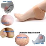 Kid Silicone Heel Protectors (1 Pair) - Closeup Embroidery by Nari Haat, Indian ethnic wear, women clothing, designer...