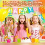 Kids Hair Extensions with Hair Clips (6 Pc Mix Color) - Closeup Embroidery by Nari Haat, Indian ethnic wear, women cl...