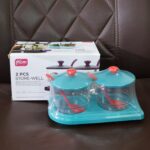 supermom Storewell Multipurpose Spice and Condiment Container Set (2 Pc) - Fabric Detail by Nari Haat, Indian ethnic ...