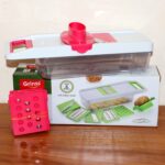 6-in-1 Vegetable Slicer, Grater & Chopper - (Set) - Fabric Detail by Nari Haat, Indian ethnic wear, women clothing, d...