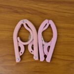 Travel Hangers, Portable Folding Clothes Hangers (1 Pc) - Fabric Detail by Nari Haat, Indian ethnic wear, women cloth...