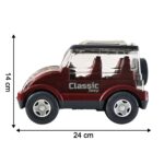 Friction-Powered Classic Jeep Toy Car for Kids (1 Pc) - Neckline Detail by Nari Haat, Indian ethnic wear, women cloth...
