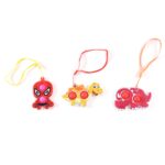 Silicone Push Pop Bubble Fidget Toy Keychain (1 Pc) - Sleeve Design by Nari Haat, Indian ethnic wear, women clothing,...