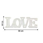 Love Shaped LED Decorative Night Light (1 Pc) - Back View by Nari Haat, Indian ethnic wear, women clothing, designer ...