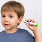 5-in-1 LED Flashlight Earpick with Interchangeable Transparent Ear Wax Removal Heads - Back View by Nari Haat, Indian...