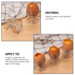 Stainless Steel Spring Egg Cup Holder (1 Pc) - Back View by Nari Haat, Indian ethnic wear, women clothing, designer suit