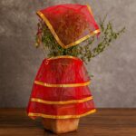 Premium Tulsi Vastra Pooja Cloth – 2-Piece Set - Back View by Nari Haat, Indian ethnic wear, women clothing, design...