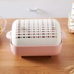 Multifunctional BPA Free Double Layered Plastic Rotatable Strainer (Multicolor) - Full Detail by Nari Haat, Indian et...