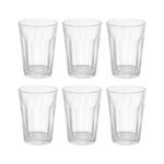 Supermom Plastic Chai Pyali Transparent Tea Glass Set (130ML / 6 Pc) - Sleeve Design by Nari Haat, Indian ethnic wear...