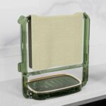 2-in-1 Self-Adhesive Towel Hanger & Soap Holder Stand (1 Pc) - Full Detail by Nari Haat, Indian ethnic wear, women cl...
