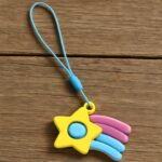 Stress Relief Silicone Push Fidget Toy Keychain for Kids (1 Pc) - Front View by Nari Haat, Indian ethnic wear, women ...
