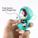 Cartoon Character Design Cute Action Figure Keychain (Mix  Design & 1 Pc) - Back View by Nari Haat, Indian ethnic wea...