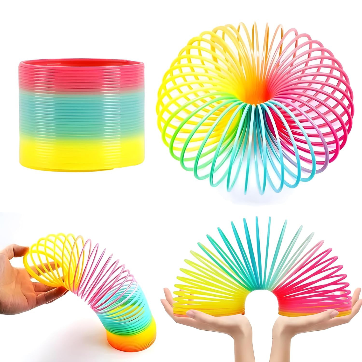 Rainbow Slinky Spring Toy for Kids