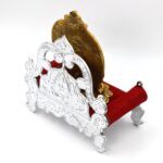 Bal Gopal Sihasan Throne - Large Decorative Stand for Home Temple Deity Display - Full Detail by Nari Haat, Indian et...