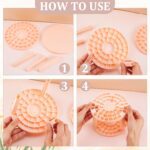 Rotating Makeup Brush Holder Stand (1 Pc) - Fabric Detail by Nari Haat, Indian ethnic wear, women clothing, designer ...