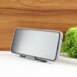 Pyramid Black Mobile Stand with 3 Different Inclined Angles - Back View by Nari Haat, Indian ethnic wear, women cloth...