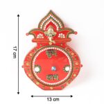 Decorative Kalash Wall Hanging with Shubh Labh (1 Pc) - Neckline Detail by Nari Haat, Indian ethnic wear, women cloth...