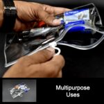 20 Pc Transparent Pouch For Carrying Stationary Stuffs And All By The Students. - Image 6