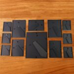 Premium Black Photo Frame Set 12 Pcs Wall Hanging Gallery Frames - Neckline Detail by Nari Haat, Indian ethnic wear, ...