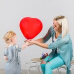 Premium Heart Shaped Balloon (1 Pc) - Back View by Nari Haat, Indian ethnic wear, women clothing, designer suit