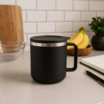 Apex Happy Mug Approx 400ml (1 Pc) - Neckline Detail by Nari Haat, Indian ethnic wear, women clothing, designer suit