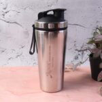 Apex Stainless Steel Gym Shaker Bottle and Spring (1000ML / 1 Pc) - With Dupatta by Nari Haat, Indian ethnic wear, wo...