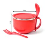 Supermom Refresh Soup Bowl (650ML) - Neckline Detail by Nari Haat, Indian ethnic wear, women clothing, designer suit