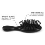 Premium Oval Detangling Hair Brush (1 Pc) - Neckline Detail by Nari Haat, Indian ethnic wear, women clothing, designe...