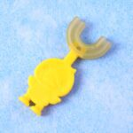 Cute Cartoon Duck U-Shape Baby Toothbrush (1 Pc / Mix Color) - Closeup Embroidery by Nari Haat, Indian ethnic wear, w...