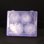 LED Flameless Decorative Candles (4 Pc) - Fabric Detail by Nari Haat, Indian ethnic wear, women clothing, designer suit