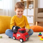 Funwoods Kids Power Cement Mixture Toy Truck - (1 Pc) - Fabric Detail by Nari Haat, Indian ethnic wear, women clothin...