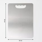 Supermom Medium Stello Stainless Steel Chopping Board - Neckline Detail by Nari Haat, Indian ethnic wear, women cloth...