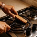 Multipurpose Plastic Handle Cleaning Brush (1 Pc) - Closeup Embroidery by Nari Haat, Indian ethnic wear, women clothi...