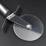 Stainless Steel Pizza Cutter, Pastry Cake Slicer, Sharp, Wheel Type - Full Detail by Nari Haat, Indian ethnic wear, w...