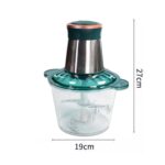 Stainless Steel Electric Meat Grinders with Bowl for Food Chopping Meat & Vegetable - Sleeve Design by Nari Haat, Ind...