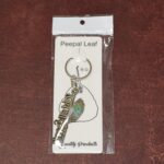 “Jai Shree Krishna” Text Metal Keychain (1 Pc) - Full Detail by Nari Haat, Indian ethnic wear, women clothing, de...