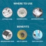 Pollic Kadam Powerful Drain Cleaner Sachet (50 Gm) - Neckline Detail by Nari Haat, Indian ethnic wear, women clothing...