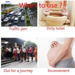 Portable Stand Pee Device for Women – Easy Use During Travel & Emergencies - Fabric Detail by Nari Haat, Indian eth...