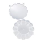 Round Compartment Plastic Storage Box (1 Pc) - Sleeve Design by Nari Haat, Indian ethnic wear, women clothing, design...