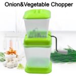 Small Onion Chopper & Vegetable Chopper Quick Cutter with Rotating Blade - Neckline Detail by Nari Haat, Indian ethni...