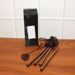 Metal Wind Chime with Om Symbol (1 Pc) - Fabric Detail by Nari Haat, Indian ethnic wear, women clothing, designer suit