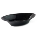 Plastic Marin Serving Bowl – Elegant Oval Deep Bowl (1 Pc / Balck) - Sleeve Design by Nari Haat, Indian ethnic wear...