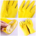 Multipurpose Rubber Reusable Cleaning Gloves - Back View by Nari Haat, Indian ethnic wear, women clothing, designer suit