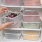 6 Pcs Multipurpose Plastic Food Storage Container Set - Back View by Nari Haat, Indian ethnic wear, women clothing, d...