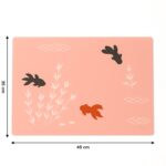 Decorative Dining Table Placemats with Elegant Design (4 Pc / 45x35 Cm) - Back View by Nari Haat, Indian ethnic wear,...