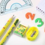 Dinosaur Printed Kids Stationery (Set) - Neckline Detail by Nari Haat, Indian ethnic wear, women clothing, designer suit