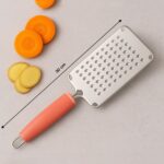 Supermom Stainless Steel Vegetable & Cheese Grater with Soft Grip Handle (1 Pc) - Closeup Embroidery by Nari Haat, In...