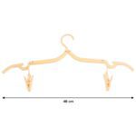 Folding Hanger with Clips for Clothes, Adjustable Hanger (1 Pc) - Back View by Nari Haat, Indian ethnic wear, women c...