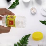 Premium Bhimseni Camphor ISO Borneol Flakes (20gm / 1 Pc) - Neckline Detail by Nari Haat, Indian ethnic wear, women c...