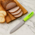 Premium Stainless Steel Kitchen Utility Knife , Chhari (1 Pc) - Neckline Detail by Nari Haat, Indian ethnic wear, wom...